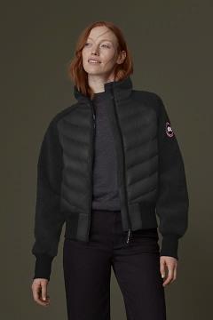 Ropa Canada Goose Mujer México - HyBridge Forro Polar Negros ZS5810324